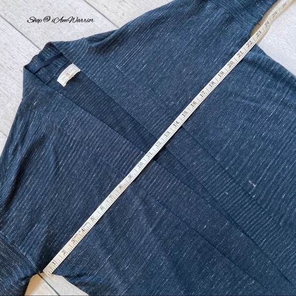 Lou & Grey navy space dye split side cardigan *shop@iamwarrior - Picture 6 of 8